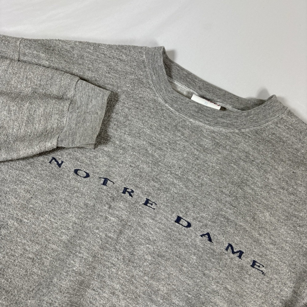 Vintage Olympus University of Norte Dame‎ Embroidered Crew Neck Size XL College